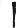 Pleaser ADORE-3008 Suede Stretch Over The Knee Boots