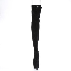 Pleaser ADORE-3008 Suede Stretch Over The Knee Boots