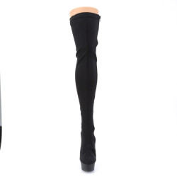 Pleaser DELIGHT-3003 Lycra Stretch Over The Knee Boots