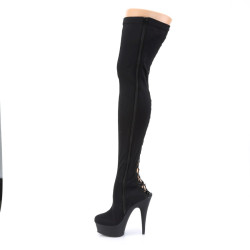 Pleaser DELIGHT-3003 Lycra Stretch Over The Knee Boots