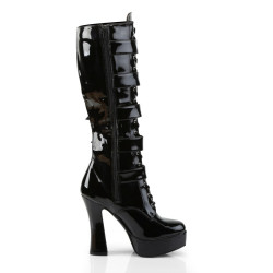 Pleaser ELECTRA-2042 Patent Chunky 70s Abba Boots