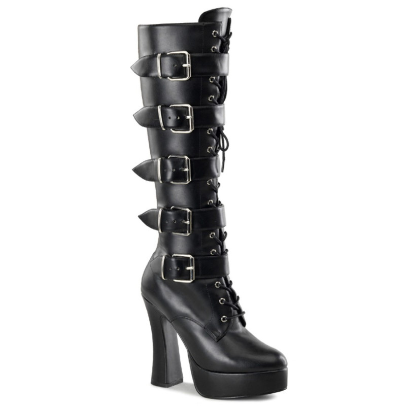 Pleaser ELECTRA-2042 Vegan Chunky 70s Abba Boots Pleaser ELECTRA-2042 Vegan Chunky 70s Abba Boots