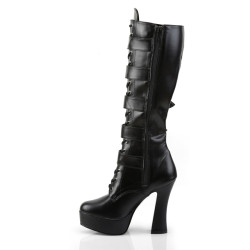 Pleaser ELECTRA-2042 Vegan Chunky 70s Abba Boots