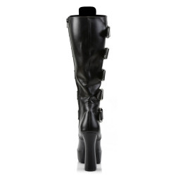 Pleaser ELECTRA-2042 Vegan Chunky 70s Abba Boots