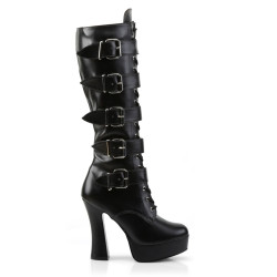Pleaser ELECTRA-2042 Vegan Chunky 70s Abba Boots