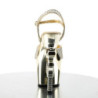 Pleaser REVOLVER-709G Gold Glitter Chrome Sale Women