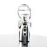 Pleaser REVOLVER-709G Silver Gun Heels Platform Shoes