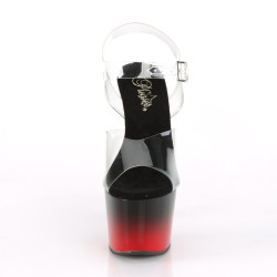 Pleaser ADORE-708BR-H Transparent Black-Red Sale Women
