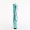 Pleaser FLAMINGO-1040GP Baby Blue Glitter Heeled Boots