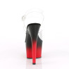 Pleaser ADORE-708BR-H Transparent Black-Red Sale Women