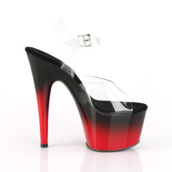 Pleaser ADORE-708BR-H Transparent Black-Red Sale Women