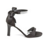Pleaser Pink Label ROMANCE-372 Black Satin Sale Women