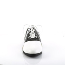 Funtasma SADDLE-50 Black White Lace Up Women Shoes