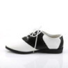 Funtasma SADDLE-50 Black White Lace Up Women Shoes