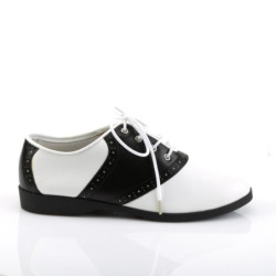 Funtasma SADDLE-50 Black White Lace Up Women Shoes