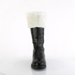 Pleaser FLAMINGO-1040GP Lila Glitter Patent Ankle Boots