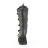 Demonia SCENE-157 Black Vegan Knee High Platform Boots