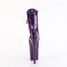 Pleaser FLAMINGO-1040GP Purple Glitter Patent Boots