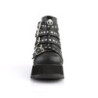 Demonia SCENE-30 Black Vegan Ankle High Platform Boots