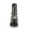 Demonia SCENE-51 Black Patent Vegan Leather Sale Women