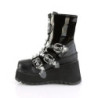 Demonia SCENE-51 Black Patent Vegan Leather Sale Women