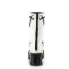 Demonia BRATTY-120 White Vegan Leather Sale Women