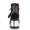 Demonia SCENE-53 Black Vegan Ankle High Platform Boots