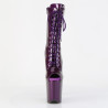 Pleaser FLAMINGO-1041GP Purple Glitter Patent Boots