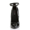 Devious SCREAM-12 Black Spike Steel Heels Stiletto Pumps
