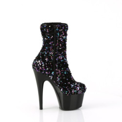 Pleaser ADORE-1042SQ Black Sequins Sale Women