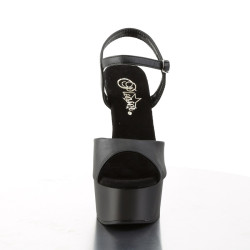 Pleaser CAPTIVA-609 Black Vegan Leather Sale Women