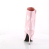 Pleaser SEDUCE-1020 Pink Patent High Heeled Ankle Boots