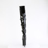 Pleaser FLAMINGO-3018 Extreme Heeled Buckle Thigh Boots