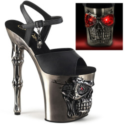 Pleaser RAPTURE-809-LT Pewter Exotic Pole Dance High Heels