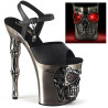 Pleaser RAPTURE-809-LT Pewter Exotic Pole Dance High Heels