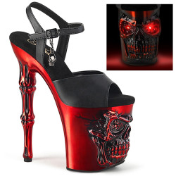 Pleaser RAPTURE-809-LT Red Exotic Pole Dance High Heels