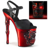 Pleaser RAPTURE-809-LT Red Exotic Pole Dance High Heels