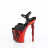 Pleaser RAPTURE-809-LT Red Exotic Pole Dance High Heels