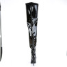 Pleaser SEDUCE-4010 Patent Heeled Crotch High Boots