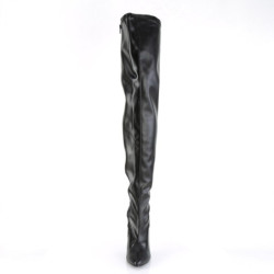 Pleaser SEDUCE-3000 Vegan Stiletto Heeled Thigh Boots
