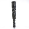Pleaser SEDUCE-3000 Vegan Stiletto Heeled Thigh Boots