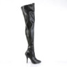 Pleaser SEDUCE-3000 Vegan Stiletto Heeled Thigh Boots