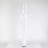 Pleaser SEDUCE-3000 White Stiletto Heeled Thigh Boots