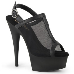 Pleaser DELIGHT-636 Black Vegan Mesh Sale Women