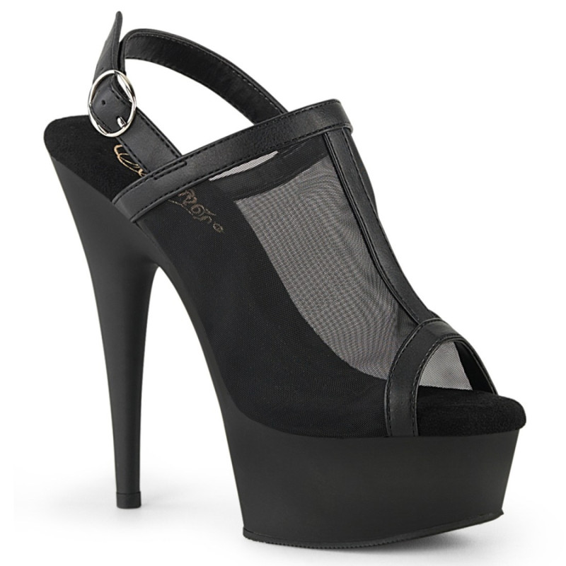 Pleaser DELIGHT-636 Black Vegan Mesh Sale Women Pleaser DELIGHT-636 Black Vegan Mesh Sale Women