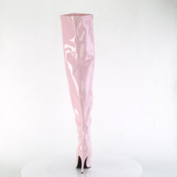 Pleaser ADORE-3000HWR Black Hologram Overknee Boots