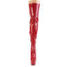 Pleaser ADORE-3000HWR Red Hologram Overknee Boots