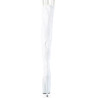 Pleaser ADORE-3000HWR White Hologram Overknee Boots
