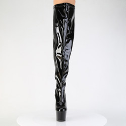 Pleaser ADORE-3000WCF Hologram Wide Calf Overknee Boots
