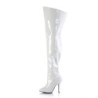 Pleaser SEDUCE-3000WC White Patent Sale Women